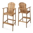 thumbnail image 1 of Malibu Tabourets de Bar en Bois Teinté Naturel (Ensemble de 2), 1 of 28