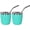 blue2P, variant on 4oz Stackable Cup, Vacuum Insulated Espresso Cup Set of 2, Espresso Shot Glass for Coffee, Double Wall Stainless Steel Mini Tumbler Shot Glasses with Straw and Lid
