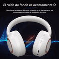 thumbnail image 2 of Audífonos inalámbricos A2 Blanco Circulo Dorado, 2 of 5