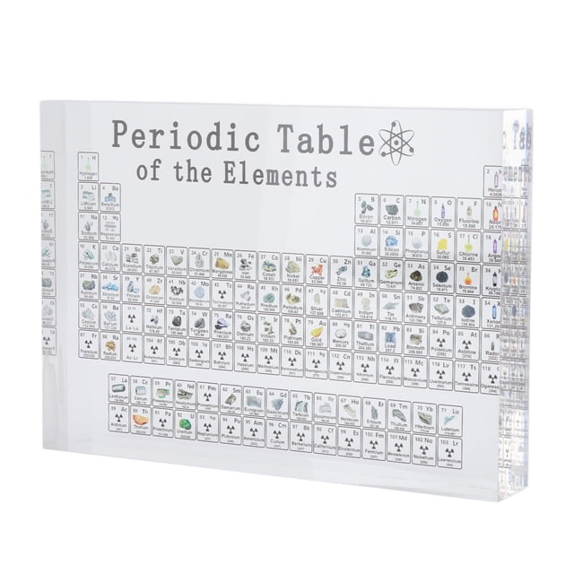 Periodic Table With Elements, Safe Odorless Teaching Display Black Periodic Table Of Elements For Kids For Students For Teachers L