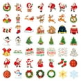 thumbnail image 3 of 2025 Christmas Stickers Multiple Styles 100 Sheets Holographic Laser Festival Gift Decoration Waterproof Christmas Stickers, 3 of 5