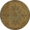 thumbnail image 1 of Ahgly Company Indoor Round Oriental Light Blue Industrial Area Rugs, 6' Round, 1 of 4
