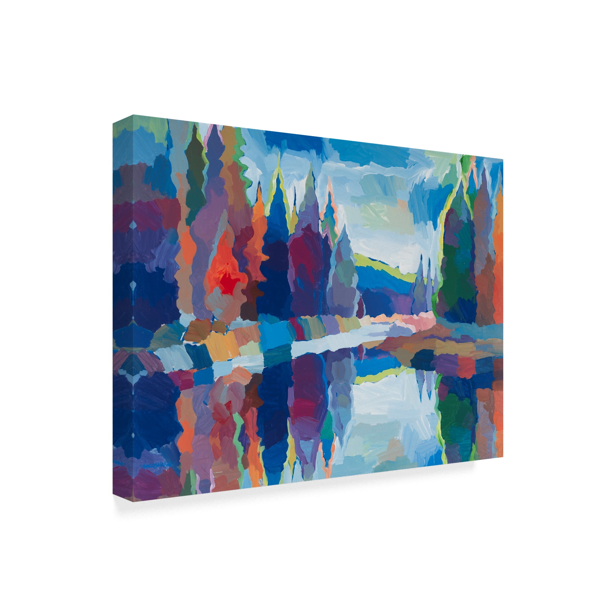 Trademark Fine Art 'Gateway To Paradise Trees' Canvas Art by Hooshang Khorasani