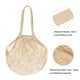 thumbnail image 4 of Bolsa de malla de algodón Unique Bargains 14.96x12.2 Larga Asa Reutilizable Lavable Beige Blanco 2uds, 4 of 7