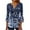 Multicolor Plus Size Blouse for Women_m, variant on CYMMPU Tunic Tops Button V Neck Flare Sleeve Blouses for Women Dressy Casual Floral Printed 3/4 Sleeve Loose Fit Summer Fashion Shirts Spring Tops Pleated Dressy T-Shirts Multicolor M