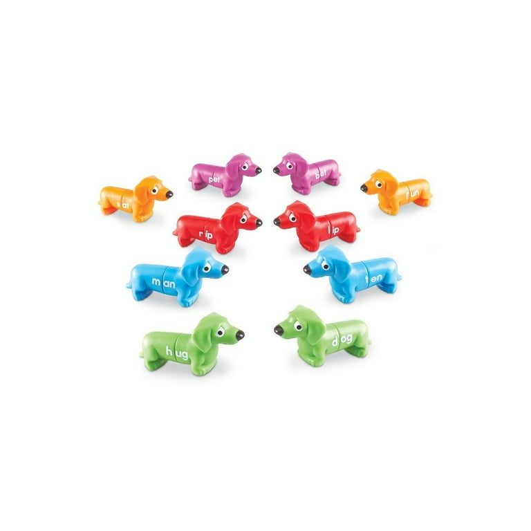 Learning Resources Snap-N-Learn Rhyming Pups Toy - Phonics, Letter