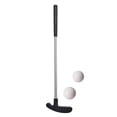 thumbnail image 1 of 1 Set Mini Golf Puttarklubba med 2 Golfbollar TPR Grepp Höger Vänsterhänt Rostfritt Stål Golfklubba Barn Vuxna Bordsspel Golf Puttträning (FMY), 1 of 5