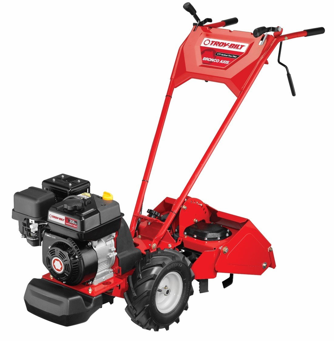 TroyBilt Bronco AXIS 208cc Gas Powered Garden Tiller with Vertical