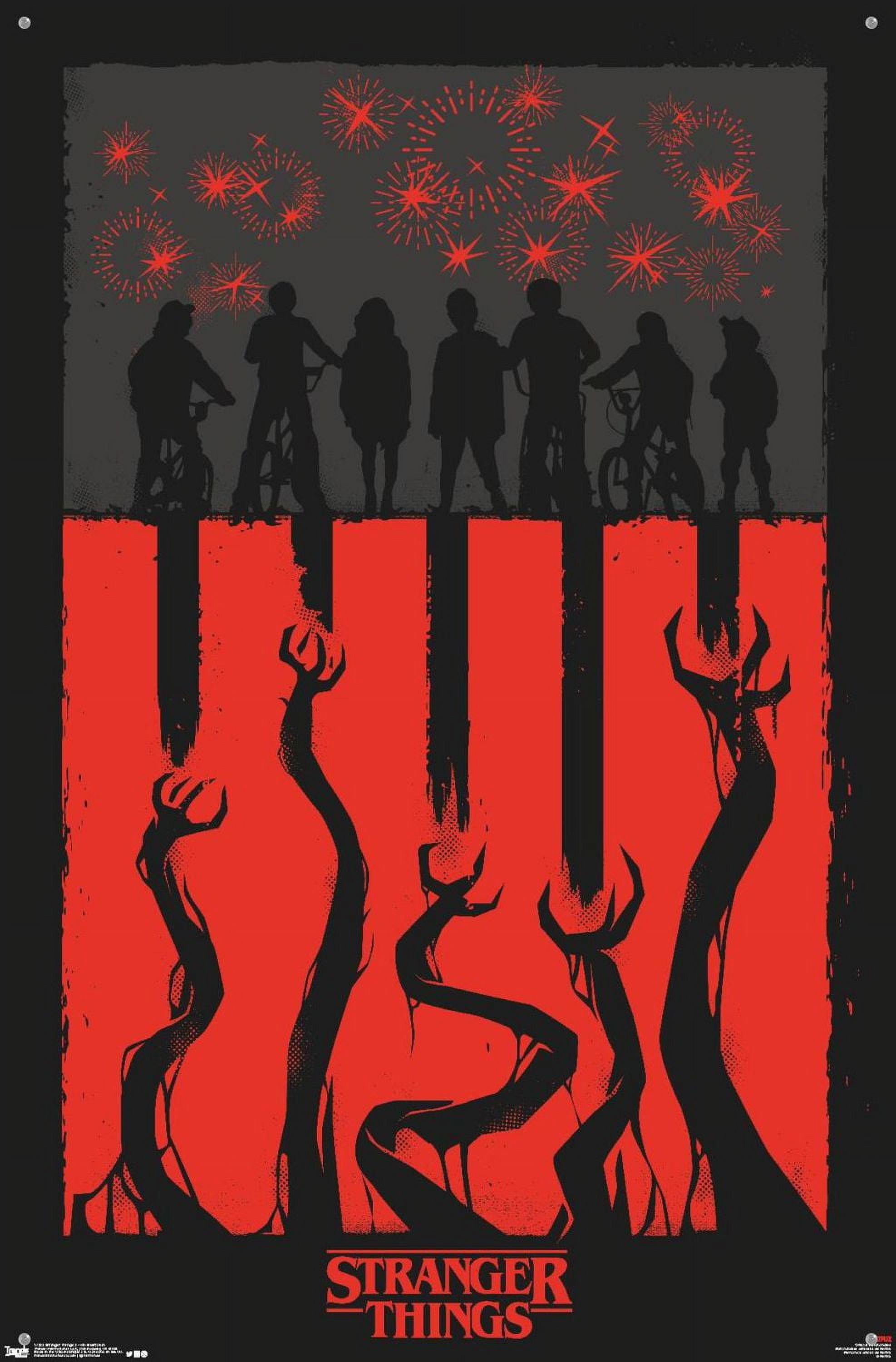Netflix Stranger Things: Season 3 - 4Th Illustration Wall Poster, 22.375" x 34"