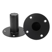 Riousery Tripod Speaker Stand Mount Adapter Iron Stable Top Hat Bracket Base for PA DJ Setup, 4.21 in / 107 mm, Black