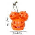thumbnail image 3 of EUDIDV Spooky Ornaments Halloween Scene Decoration Desktop Ornaments Pumpkin Hanging Lights Illuminated Decorations Hotel And Shopping Mall Window Displays Creepy Halloween Props, 3 of 7