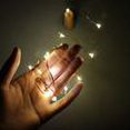 thumbnail image 4 of Paquete de 16 luces para botellas, 20 LED, luz para botellas de 2 m, luces de hadas blancas cálidas, luces de ambiente de corcho, luz nocturna para botellas de vino, bricolaje, fiesta, jardín,, 4 of 6