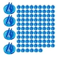 thumbnail image 1 of 100x soportes para tarjetas de juego, soportes para tarjetas de juego DIY, Clip para tarjetas, Bases en miniatura portátiles, soporte para tarjetas de azul, 1 of 7