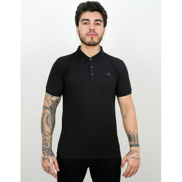 Playera Lisa Barabas Tipo Polo Corte Slim Fit