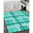 thumbnail image 2 of Ahgly Company Indoor Rectangle Patterned Light Sea Green Area Rugs, 5' x 7', 2 of 6