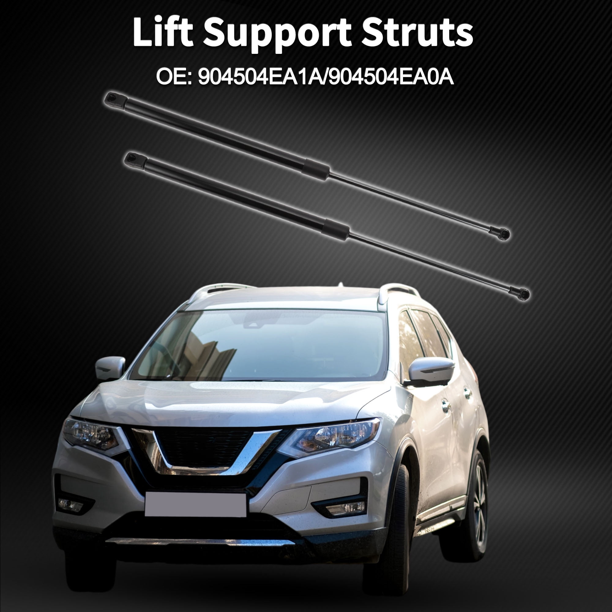 Unique Bargains 2Pcs Rear Hatch Lift Supports Struts for Nissan Qashqai 2017-2020