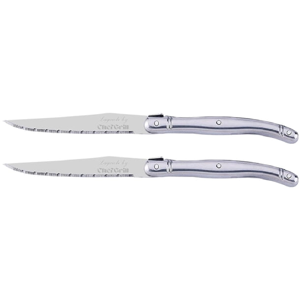 Cuchillo Especializado VentDepot para corte LaguioleSilver 2 pzas 23 cm acero Inoxidable