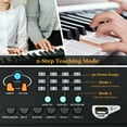Gymax 61Key Electronic Keyboard Piano Set w/Lighted Key LCD Screen