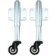 thumbnail image 1 of 2Pcs Ruleta Roulant avec Ressort, Roulettes pour Portails Lourds, Meuble et Chariot - Ø50 mm - Capacidad de carga 60 kg Chacun, 1 of 5