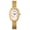 goldwhite, variant on Women's Analog Quartz Watch: Oval Case Adjustable Stainless Steel Strap Imitation Diamond Scale Wristwatch - Gift