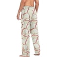 thumbnail image 6 of GZHJMY Cool Football Mens Pajama Pants, Comfortable and Soft Men&nbsp;Pajama&nbsp;Bottoms with Pockets and Drawstring, Christmas New Year Birthday Father's Day Gifts, 6 of 7