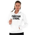 thumbnail image 3 of Christian Strong Religious Faith Unisex Plus Fleece Graphic Hoodie Brisco Brands 5X, 3 of 5