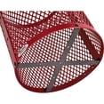 thumbnail image 5 of Global Industrial Outdoor Diamond Steel Trash Can With Dome Lid, 36 Gallon, Red, Unassembled, 5 of 7