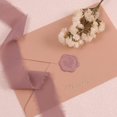 thumbnail image 3 of Pegatinas UNIQOOO con sello de cera, 50 unidades, color malva polvoriento, 3 cm, 3 of 8