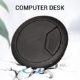 thumbnail image 4 of 2 Pcs 50mm Diameter Desk Wire Cord Cable Grommets Hole Cover Black, 4 of 4