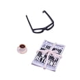 thumbnail image 3 of MERIGLARE Dollhouse Decoration Pretend Play Newspaper Glasses Coffee Set Miniature House Decor 1:12 Scale for Miniature Scene Accessory, 3 of 8