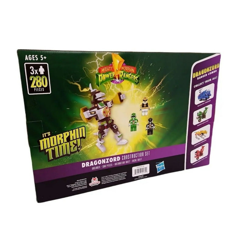 Walmart Power Rangers 280-Piece Dragonzord Construction Set with 3