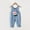 Blue, variant on ZACPNCV Baby Boys Girls Denim Bib Overalls Infant Toddler Denim Straps Outfits Pants Romper Jumpsuit with Pockets Blue 1-2 Years