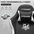 thumbnail image 5 of GTRACING Gaming Chair Fabric Height AdjustableReclining Office Chair, Black, 5 of 7