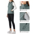 thumbnail image 4 of 33,000ft Women's Polar Fleece Zip Vest Outerwear with Pockets,Warm Sleeveless Coat Vest for Fall & Winter, 4 of 6