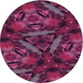 thumbnail image 1 of Ahgly Company Machine Washable Indoor Round Transitional Carbon Red Area Rugs, 8' Round, 1 of 7