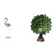 thumbnail image 1 of Estatua de resina,Escultura de estatua de flamenco de resina,arte para jardín exterior,Figura de escritorio,Estatua de pavo real en estante,escritorio,decoración del hogar,Figuras decorativas, 1 of 8