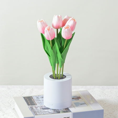 

Led Lights For Bedroom Awuniuwa Flower Table Lamp Desk Led Night Light For Home Living Room Decor Artificial Flower With Vase Table Centerpieces For Birthday Holiday Party Wedding Room Decoration