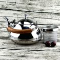 thumbnail image 3 of Wide Base Stainless Steel Tea Drink Kettle Pot Stove Top Safe Hotel Kitchen Cookware, 3 of 6