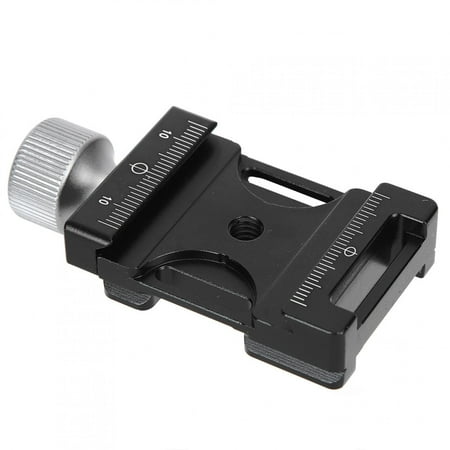 

38Q Aluminium Alloy AntiSlip Quick Release Plate Clamp Accessory With 1/4in Screw Hole