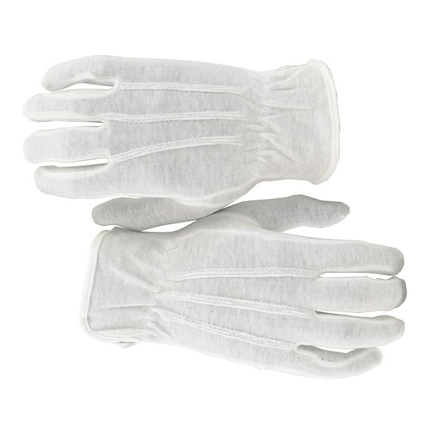 G & F G & F 1 Pair( 2 gloves ) 100 Premium White Cotton Marching