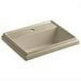 thumbnail image 2 of Tresham Rectangle Self-Rimming Lavatory with Single-Hole Drilling, Mexican Sand, 2 of 2