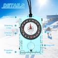 thumbnail image 3 of Uxcell Orienteering Compass, 2 Pack Navigation Hiking Compasses for Map Reading Survival Outdoor Exploring Blue, 3 of 7