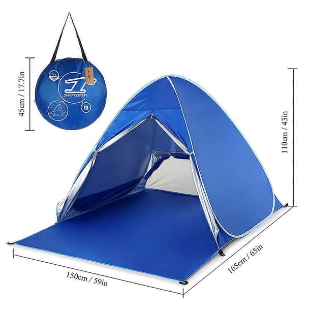 Automatic Instant Pop Up Beach Tent Lightweight UV Protection Sun Shelter Tent Cabana