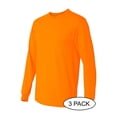 thumbnail image 2 of GILDAN G540 ADULT HEAVY COTTON 5.3 OZ. LONG-SLEEVE T-SHIRT, S ORANGE, L, Pack Of 3, Mens Workout Shirts, 2 of 3
