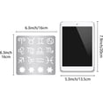 thumbnail image 2 of 1pc Constellation Metal Stencil 12-Constellation Symbols Stencils Template Reusable Stainless Steel Painting Template, 2 of 9