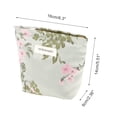 thumbnail image 2 of Unique Bargains 1 Pc Portable Cherry Blossom Makeup Bag Polyester Green Small, 2 of 5