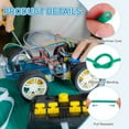 thumbnail image 3 of Uxcell 12 AWG Cable de Silicona Flexible 6m/20ft Cable Eléctrico de Cobre Estañado Verde, 3 of 6