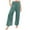 Green, variant on Girls Wide Leg Pants Casual High Waisted Palazzo Pants Summer Flowy Beach Lounge Trousers with Pockets (Dark Gray, 8-9 Years)