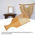 thumbnail image 4 of Tapestry Weaving Comb, Wooden Weaving Comb Bamboo Wood  For Hair, 4 of 8