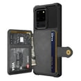 thumbnail image 3 of Feishell for Samsung Galaxy S20 Plus Wallet Case, [ S20 Plus/ + ] with ID&Credit Card Holder Slots Pockets Wallet Back Cover Stand Flip Folio Leather Magnetic Absorption Cover, Black, 3 of 7